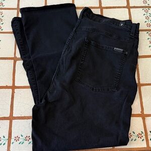 7 for all Mankind cropped straight leg jeans